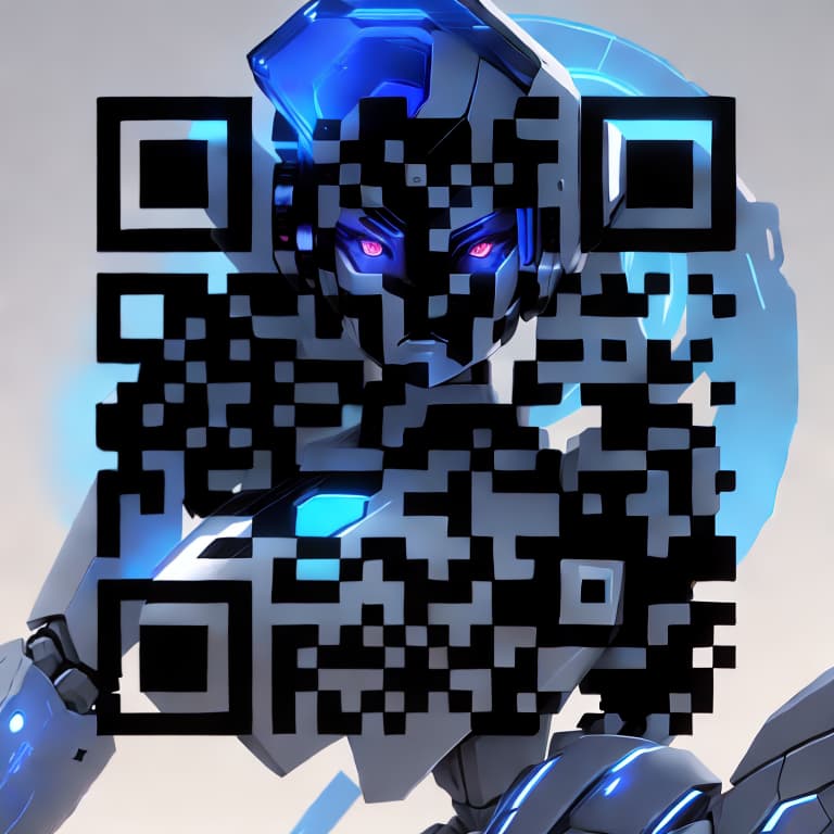  roboter face theme, incorporating elements like fierce eyes, and a powerful jawline. Use a color palette of deep blue, bold blacks, and hints of white to capture the majestic aura of a roboter.