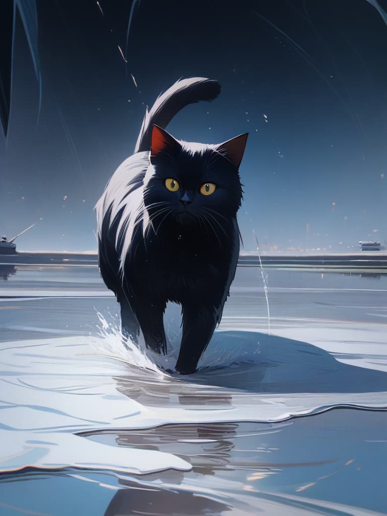  (((釣り猫、black cat that fishing small fish、black cat fishing with a tail)))、((icon、symbol design))、black cat & small fish、(long shot、on the frozen lake)、best quality:1.4、masterpiece:1.4、ultra detailed texture、RAW photorealistic、absurd resolution、8K illustration、no background、💩、💩、💩、💩、💩、, masterpiece, best quality,8k,ultra detailed,high resolution,an extremely delicate and beautiful,hyper detail