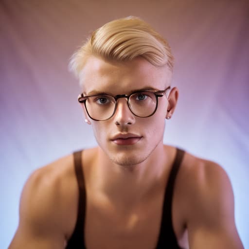 portrait+ style czech homosexual twink blonde very cute dude face