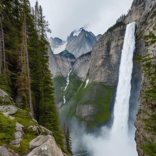 portrait+ style Mountain Majesty hyperrealistic, full body, detailed clothing, highly detailed, cinematic lighting, stunningly beautiful, intricate, sharp focus, f/1. 8, 85mm, (centered image composition), (professionally color graded), ((bright soft diffused light)), volumetric fog, trending on instagram, trending on tumblr, HDR 4K, 8K