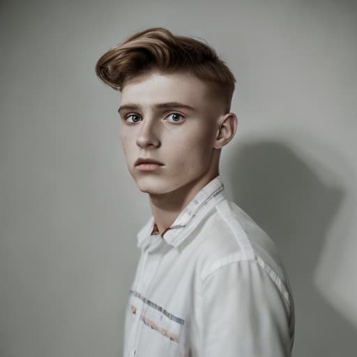 portrait+ style czech homosexual queer twink blonde very cute dude face