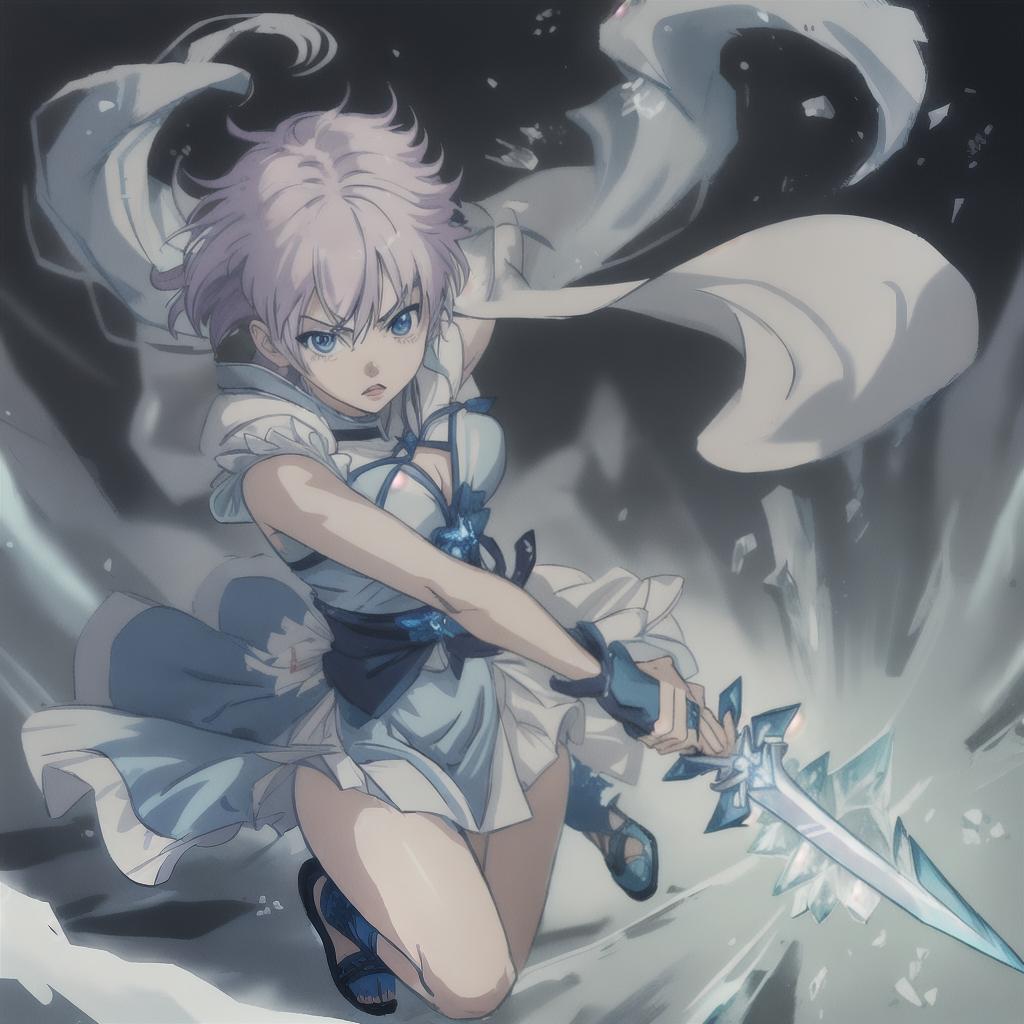  anime ice sword