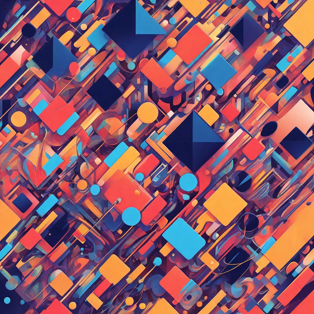  abstract artwork, computational algorithmic background