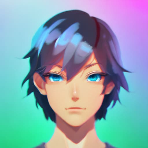 portrait+ style masterpiece. blurry background. loocing at viewers. 1girl. blue hair. Makoto Shinkai style. bangs. vibrant colors. 32K. high details. in the style skin art. blue eyes. full body. futures. beautiful.