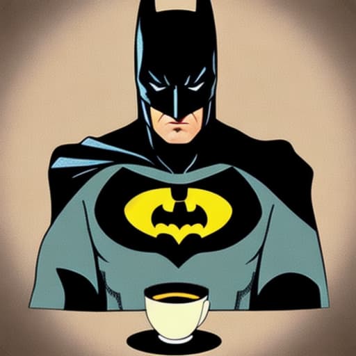  batman as barista