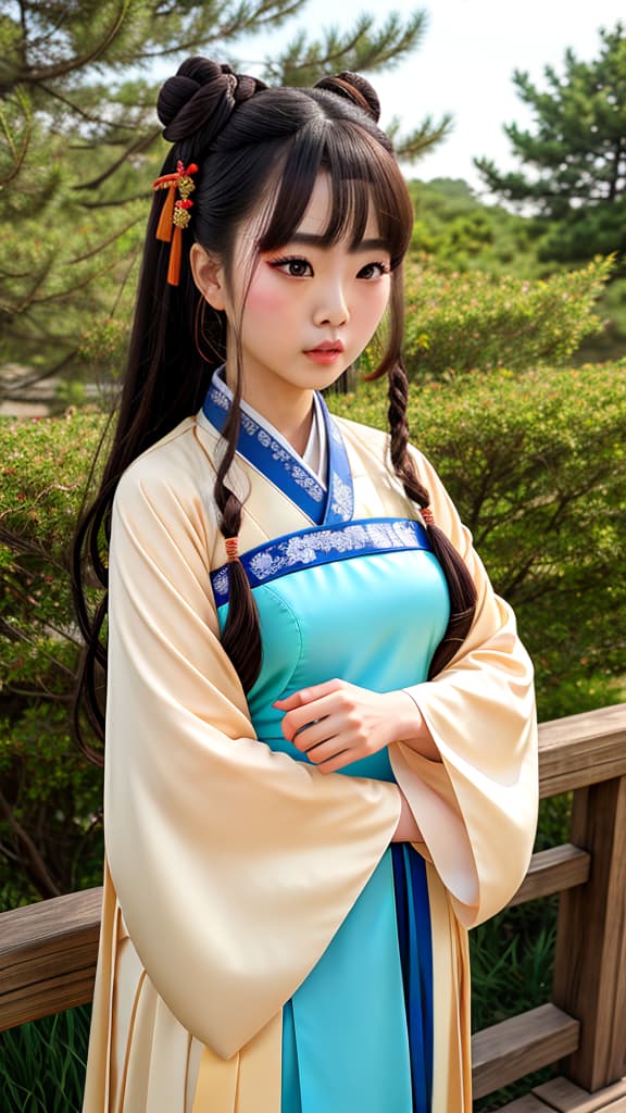   pouted her , hanfu