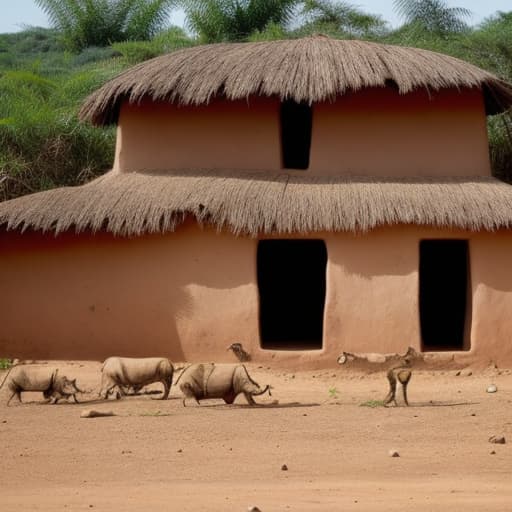  an African homes