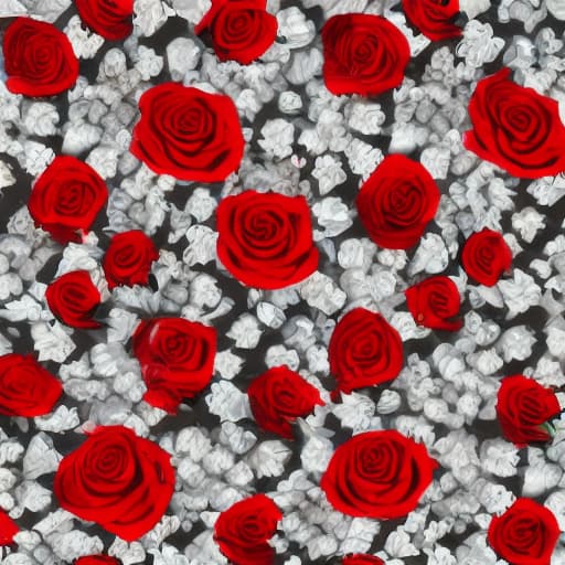  red roses on white background