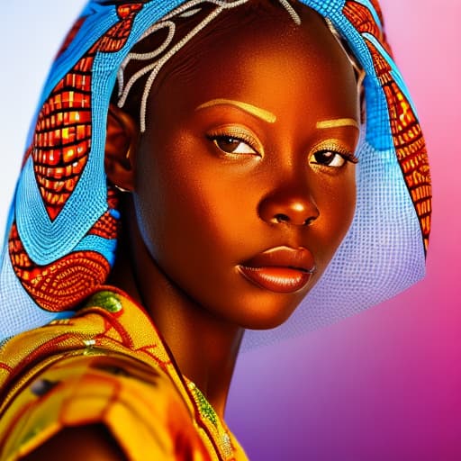 portrait+ style A beautiful young African girl playing with a sausage, stable diffusion, absolute reality v1.6, photo realistic raw, in the style of jacek yerka and moebius and hr giger