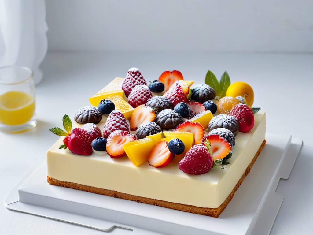  A minimalist and elegant image of freshly baked pastries and cakes neatly arranged on a white marble countertop, with soft natural light illuminating the scene. The pastries are intricately decorated with colorful frosting, fruits, and edible flowers, exuding a sense of craftsmanship and care. The image captures the beauty and artistry of homemade treats, enticing viewers with its visual appeal and suggesting the generosity of sharing such delights with those in need. hyperrealistic, full body, detailed clothing, highly detailed, cinematic lighting, stunningly beautiful, intricate, sharp focus, f/1. 8, 85mm, (centered image composition), (professionally color graded), ((bright soft diffused light)), volumetric fog, trending on instagram, trending on tumblr, HDR 4K, 8K