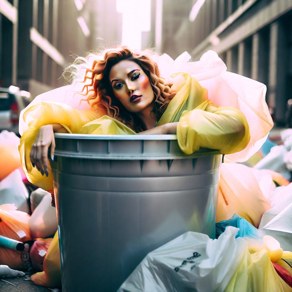  I'd throw you in the trash but the trashbag would be wasted. hyperrealistic, full body, detailed clothing, highly detailed, cinematic lighting, stunningly beautiful, intricate, sharp focus, f/1. 8, 85mm, (centered image composition), (professionally color graded), ((bright soft diffused light)), volumetric fog, trending on instagram, trending on tumblr, HDR 4K, 8K