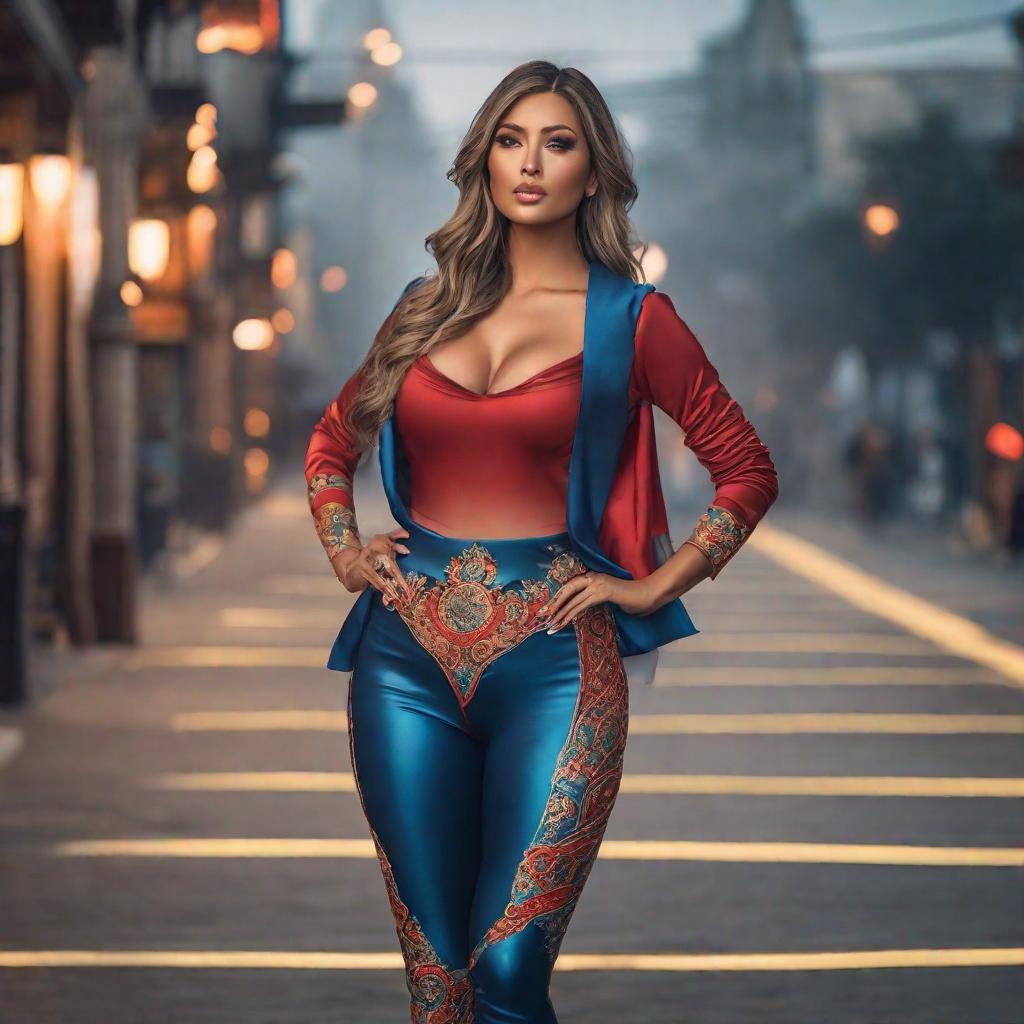  cute female, wearing leggings, nice  hyperrealistic, full body, detailed clothing, highly detailed, cinematic lighting, stunningly beautiful, intricate, sharp focus, f/1. 8, 85mm, (centered image composition), (professionally color graded), ((bright soft diffused light)), volumetric fog, trending on instagram, trending on tumblr, HDR 4K, 8K