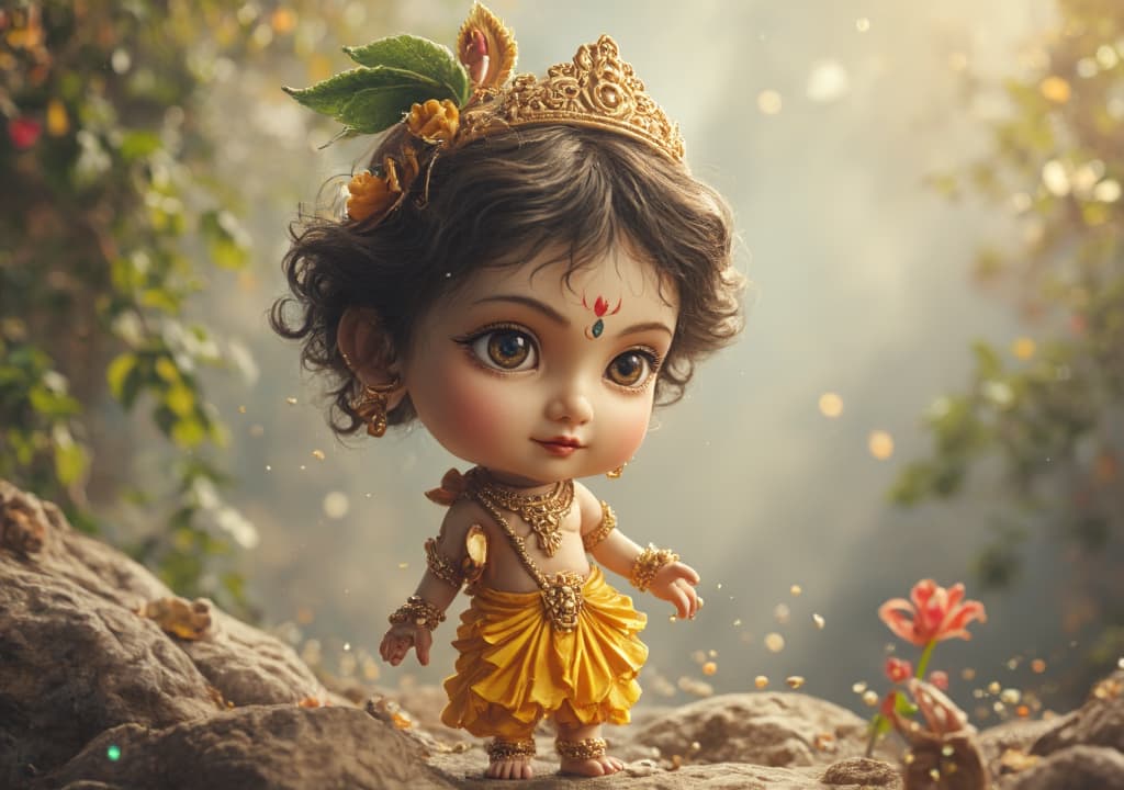  good quality, high quality, lord krishna cute background