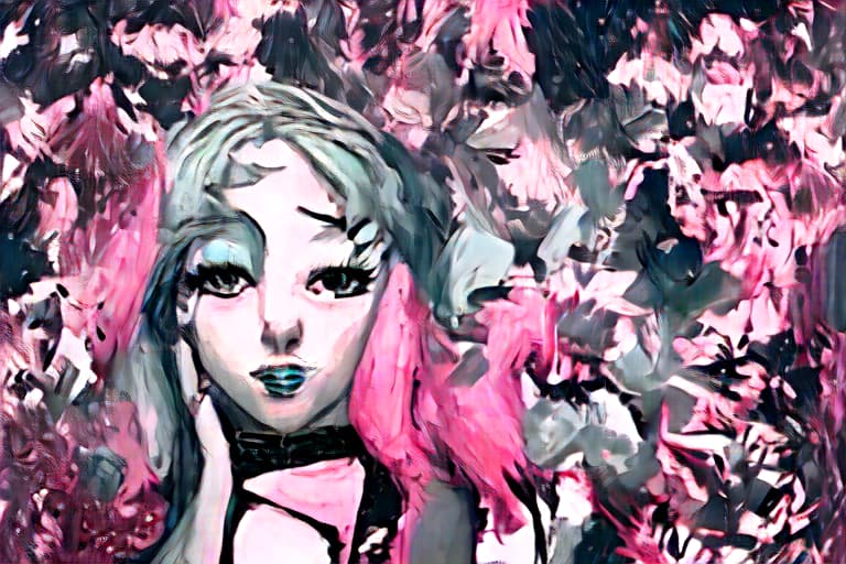  make a photo with the laurel wrath but make it girly and aesthetic