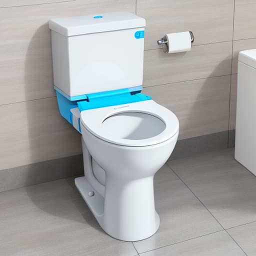  Wearable automatic toilet cleaning nursing device