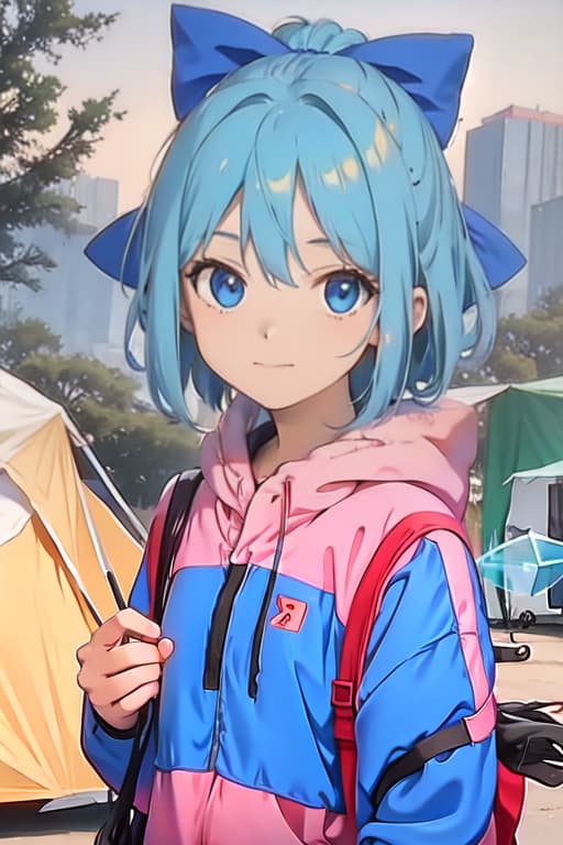  Cirno, camping