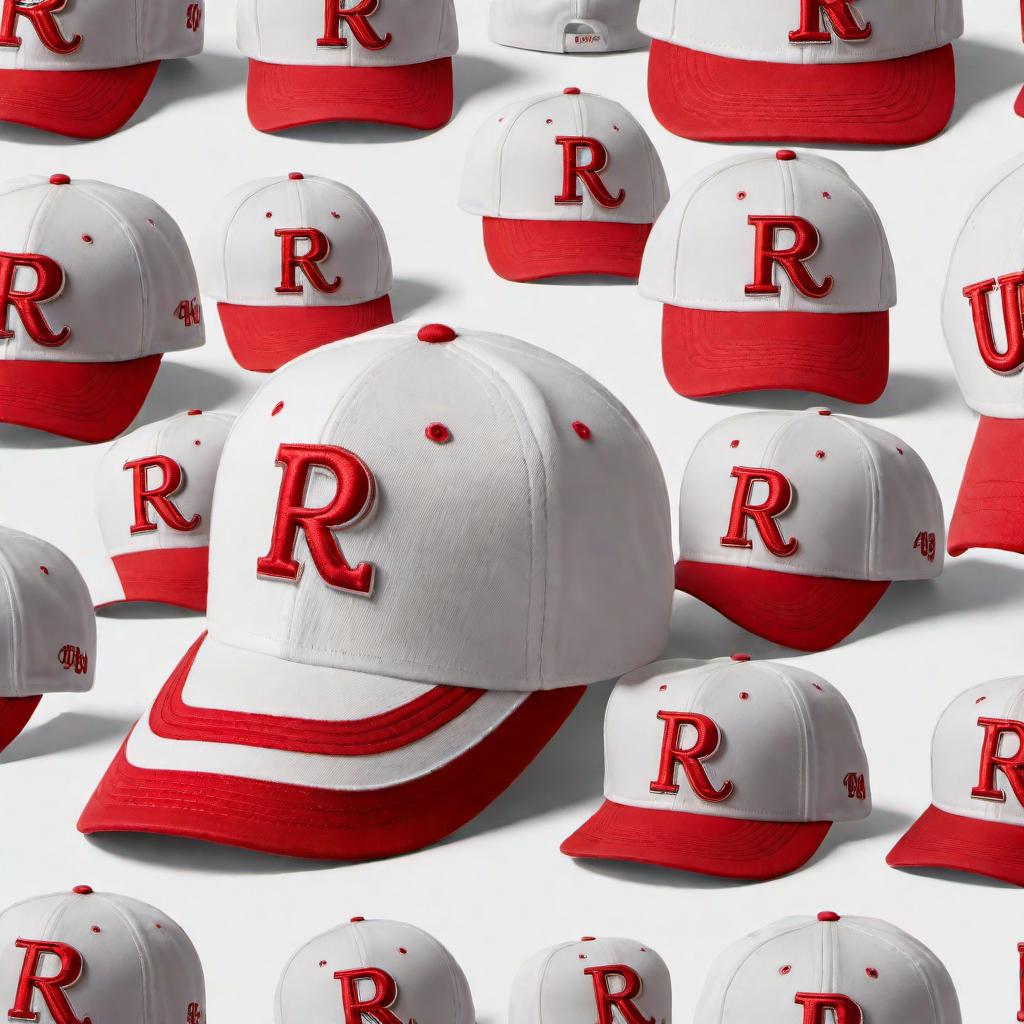  A single bright red baseball cap with the four large capital letters 'R U S A' on the front, in a bold font, isolated on a white background. hyperrealistic, full body, detailed clothing, highly detailed, cinematic lighting, stunningly beautiful, intricate, sharp focus, f/1. 8, 85mm, (centered image composition), (professionally color graded), ((bright soft diffused light)), volumetric fog, trending on instagram, trending on tumblr, HDR 4K, 8K