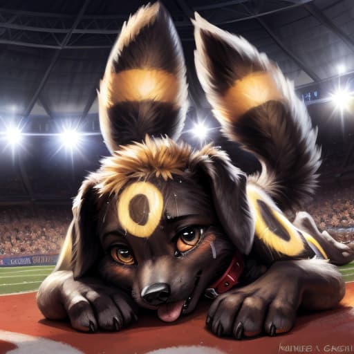  ((Umbreon)), , autofellatio, (()), anatomically correct, gaping ,in the center of the stadium, (wearing a Pokemon trainer's cap), public humiliation, in front of witnesses, in the crowd ,knot, dog , feet towards the viewer, lying with his paws towards the viewer, penetration, public indecency, ,sperm in , , , tears, scaredy boy, tongue, ready to , after , sweat, tired, collar, cute,, , presenting , , s,, raised tail, paws,, best quality, shaded, extreme detail, highly detailed, ultradetailed, intricate, realistic, detailed background, hi res, realistic, photography \(artwork\), (by kenket), by ross tran, by michael & inessa garmash, by pino daeni, by isv