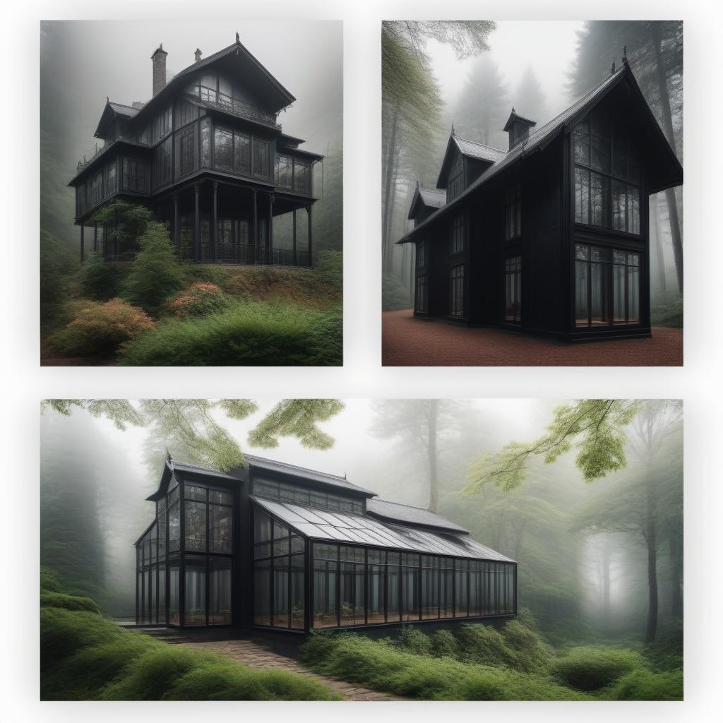  Draw such a building with a pencil in the forest with black and white strokes.House with large panoramic windows in a cage hyperrealistic, full body, detailed clothing, highly detailed, cinematic lighting, stunningly beautiful, intricate, sharp focus, f/1. 8, 85mm, (centered image composition), (professionally color graded), ((bright soft diffused light)), volumetric fog, trending on instagram, trending on tumblr, HDR 4K, 8K