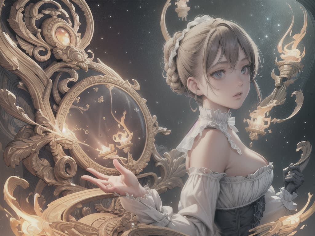  (8K, high resolution), (masterpiece, best quality:1.2), highres, perfect anatomy,a young alone victorian ,light particles, soft lighting, volumetric lighting, intricate details, finely detailed