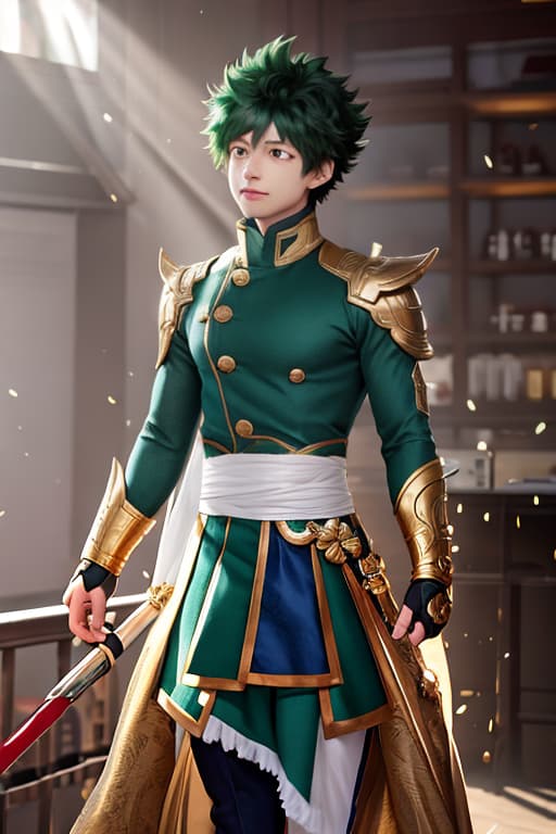  1boy, male focus, caucasion midoriya izuku, boku no hero academia, injury, electricity,, masterpiece, best quality, very aesthetic, absurdres hyperrealistic, full body, detailed clothing, highly detailed, cinematic lighting, stunningly beautiful, intricate, sharp focus, f/1. 8, 85mm, (centered image composition), (professionally color graded), ((bright soft diffused light)), volumetric fog, trending on instagram, trending on tumblr, HDR 4K, 8K