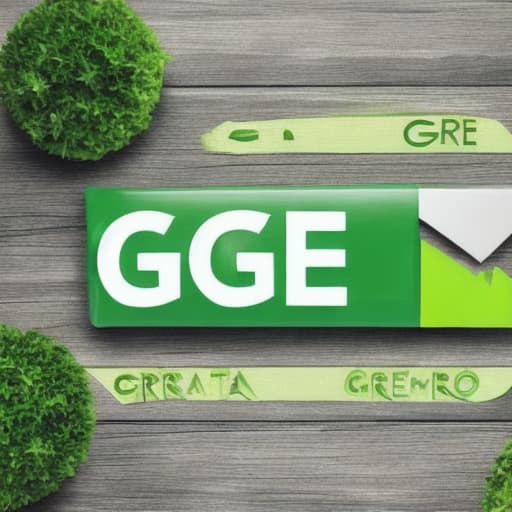  Grande empresa escrito "Eco Green" de empreendedorismo Verde