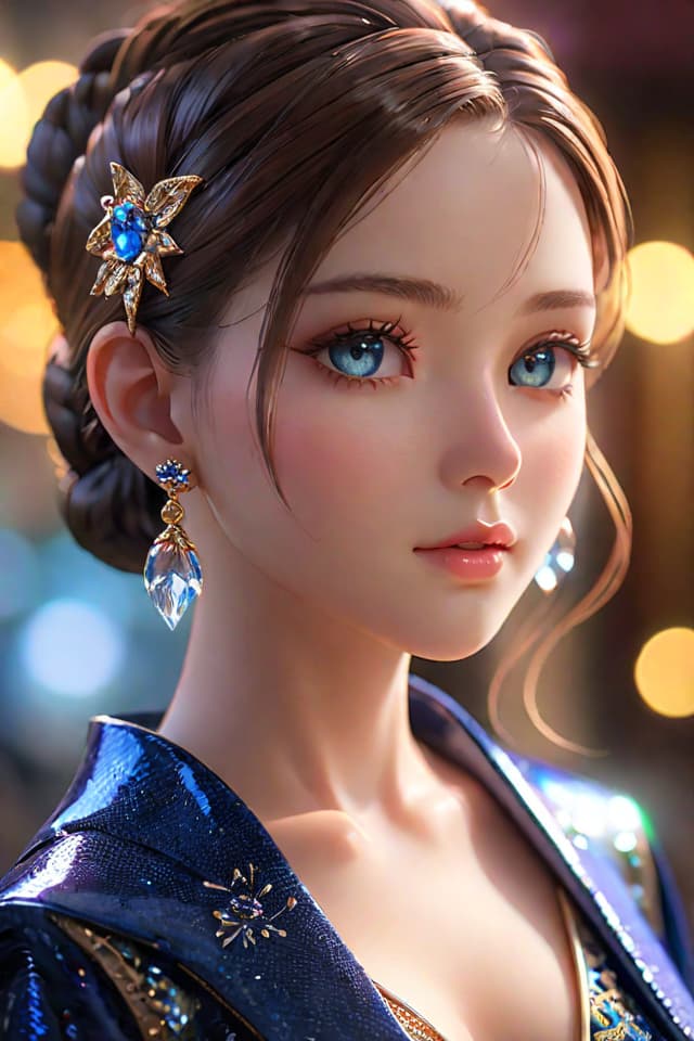  detailed eyes, Perfect features, (masterpiece), (best quality), moist skin, shiny skin, glossy skin, (good quality), intricate details, earrings, Ray Tracing, (See-through), (Bokeh), (Depth of field) hyperrealistic, full body, detailed clothing, highly detailed, cinematic lighting, stunningly beautiful, intricate, sharp focus, f/1. 8, 85mm, (centered image composition), (professionally color graded), ((bright soft diffused light)), volumetric fog, trending on instagram, trending on tumblr, HDR 4K, 8K