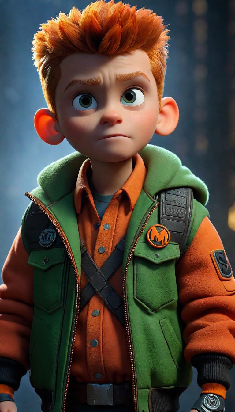  Professional 3D model of Mikey . Rendered with Octane, the model is highly detailed,dramatic lighting. hyperrealistic, full body, detailed clothing, highly detailed, cinematic lighting, stunningly beautiful, intricate, sharp focus, f/1. 8, 85mm, (centered image composition), (professionally color graded), ((bright soft diffused light)), volumetric fog, trending on instagram, trending on tumblr, HDR 4K, 8K