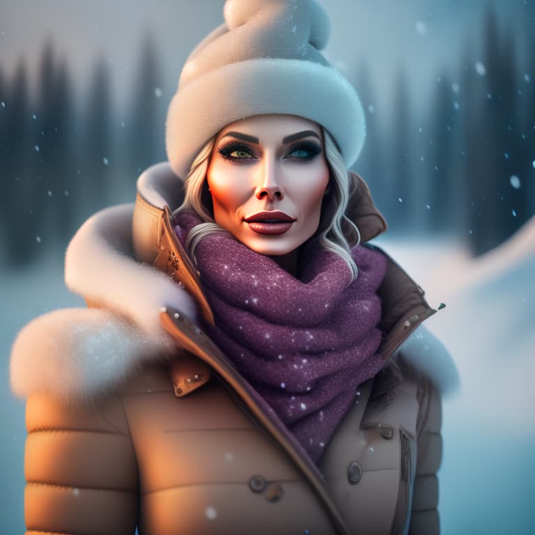  a woman in snow, blush face,, hands tied behind back, full body, shibari,a cute snow house hyperrealistic, full body, detailed clothing, highly detailed, cinematic lighting, stunningly beautiful, intricate, sharp focus, f/1. 8, 85mm, (centered image composition), (professionally color graded), ((bright soft diffused light)), volumetric fog, trending on instagram, trending on tumblr, HDR 4K, 8K