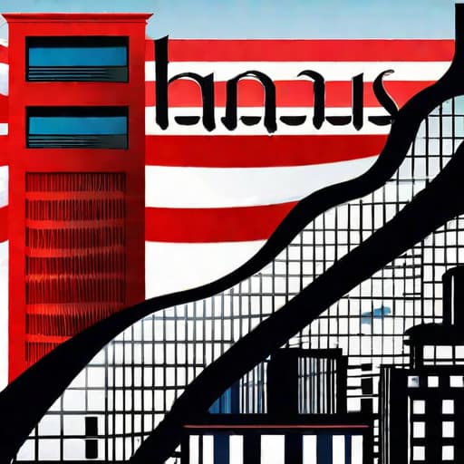  An illustration depicting the threat of Hamas, with ominous red letters spelling "HAMAS" in the foreground, contrasting against a background of a bustling and peaceful Israeli cityscape. The composition should emphasize the unity and resilience of the Israeli people, with Israeli flags waving proudly against a clear blue sky. The lighting should be bright and sunny, symbolizing hope and progress. The illustration style should be bold and impactful, with a mix of realistic and graphic elements. The colors should be vibrant, with a predominant use of blues, whites, and yellows. Aspect ratio is 1:1. hyperrealistic, full body, detailed clothing, highly detailed, cinematic lighting, stunningly beautiful, intricate, sharp focus, f/1. 8, 85mm, (centered image composition), (professionally color graded), ((bright soft diffused light)), volumetric fog, trending on instagram, trending on tumblr, HDR 4K, 8K