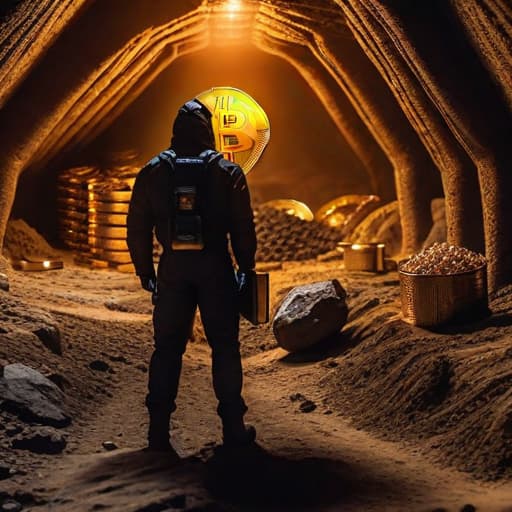  Miners’ Bitcoin (BTC) Stash Dwindles to Levels Unseen Since Satoshi Era hyperrealistic, full body, detailed clothing, highly detailed, cinematic lighting, stunningly beautiful, intricate, sharp focus, f/1. 8, 85mm, (centered image composition), (professionally color graded), ((bright soft diffused light)), volumetric fog, trending on instagram, trending on tumblr, HDR 4K, 8K