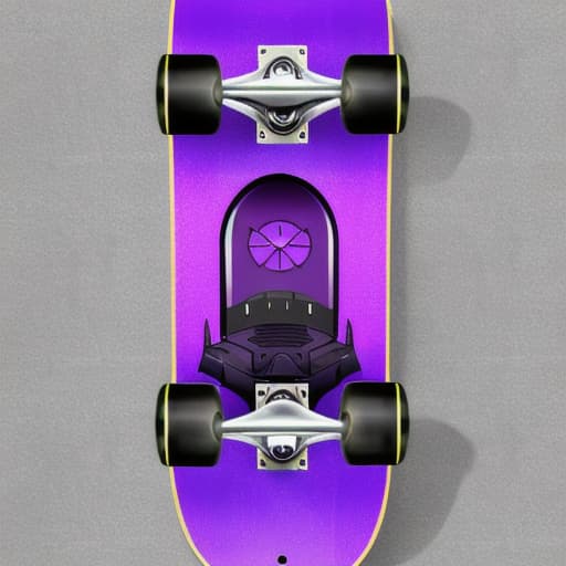  skateboard that turns into a gun purple & black jet fueled futuristic skateboard cyber skateboard