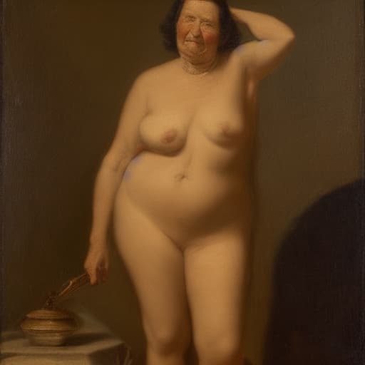  nude old woman