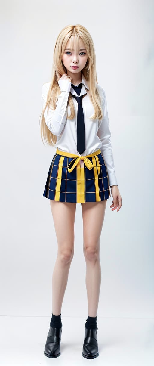  Blond, uniform, long hair,, (Masterpiece, BestQuality:1.3), (ultra detailed:1.2), (hyperrealistic:1.3), (RAW photo:1.2),High detail RAW color photo, professional photograph, (Photorealistic:1.4), (realistic:1.4), ,professional lighting, (japanese), beautiful face, (realistic face)