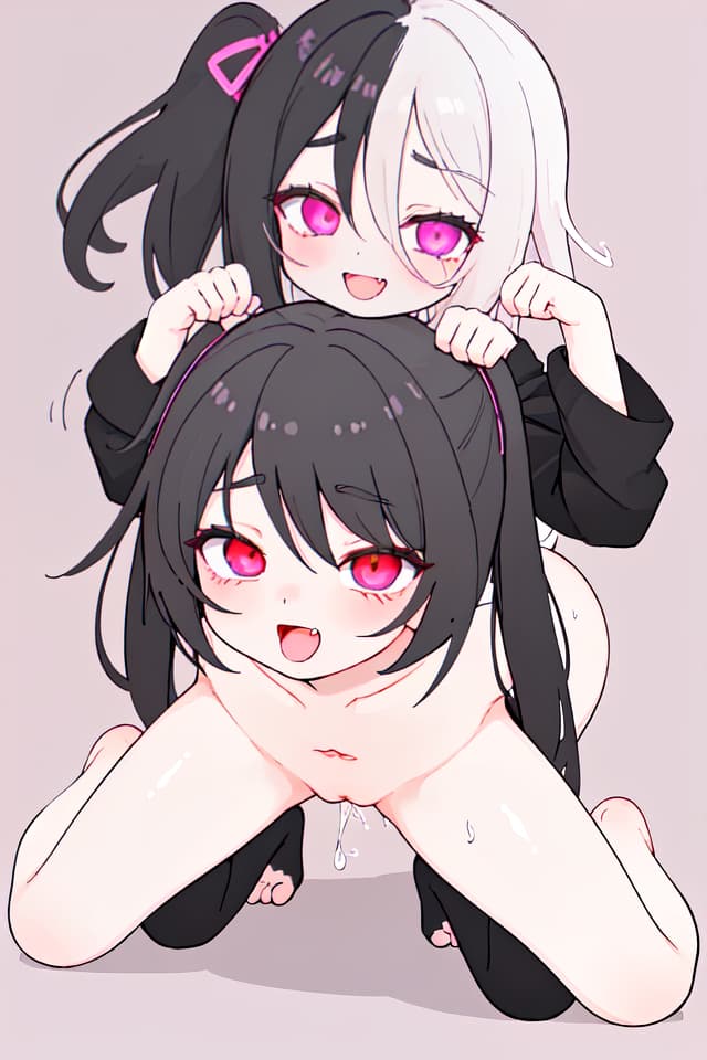  She is a with small s with black hair and straddles a man. Then, the male s are inserted into the female s, the double piece of Ahegao, the vulgar expression, the smile, and the female s are inserted in the female ia, the white skin, the front, both legs, and the ual solution are on the body. Adjusted, ahegao, cute , 