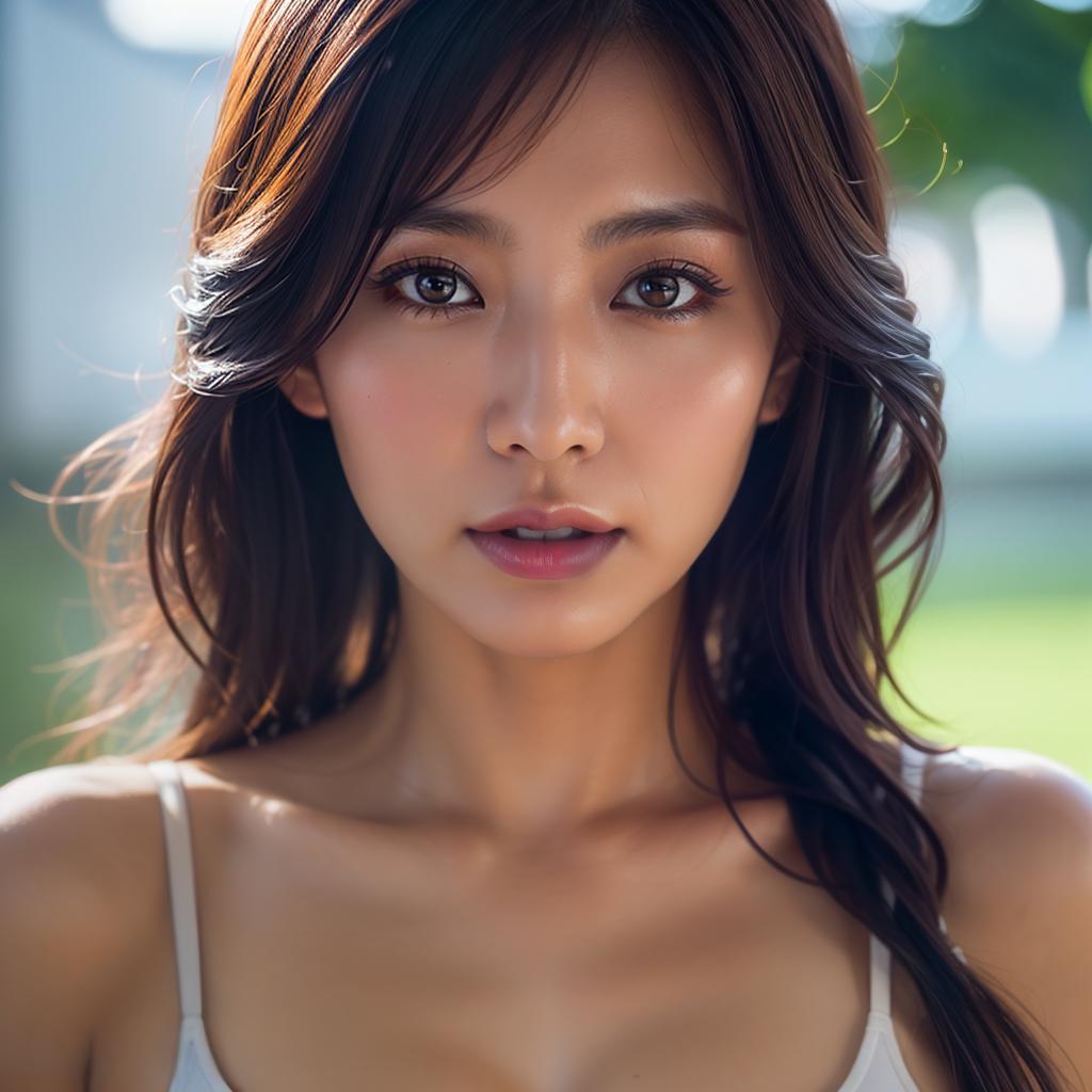  (masterpiece:1.3), (8k, photorealistic,photo, best quality: 1.4), (Japanese woman wearing clothes:),(realistic face), realistic eyes, (realistic skin), beautiful skin, (perfect body:1.3), (detailed body:1.2), bikini hyperrealistic, full body, detailed clothing, highly detailed, cinematic lighting, stunningly beautiful, intricate, sharp focus, f/1. 8, 85mm, (centered image composition), (professionally color graded), ((bright soft diffused light)), volumetric fog, trending on instagram, trending on tumblr, HDR 4K, 8K