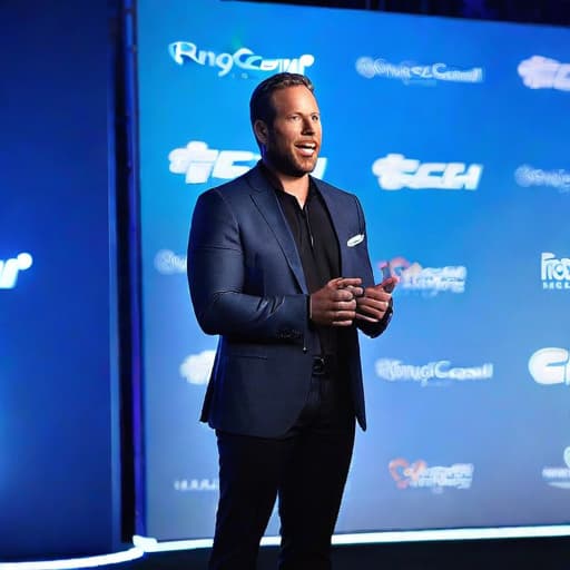  RingCentral Elevates Event Tech Through Sponsorship at Event Tech Live Las Vegas hyperrealistic, full body, detailed clothing, highly detailed, cinematic lighting, stunningly beautiful, intricate, sharp focus, f/1. 8, 85mm, (centered image composition), (professionally color graded), ((bright soft diffused light)), volumetric fog, trending on instagram, trending on tumblr, HDR 4K, 8K