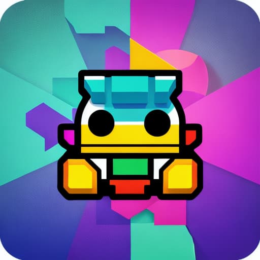  with vibrant abstract elements, brawl stars