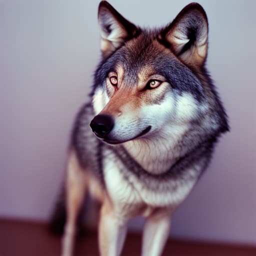 analog style Wolf