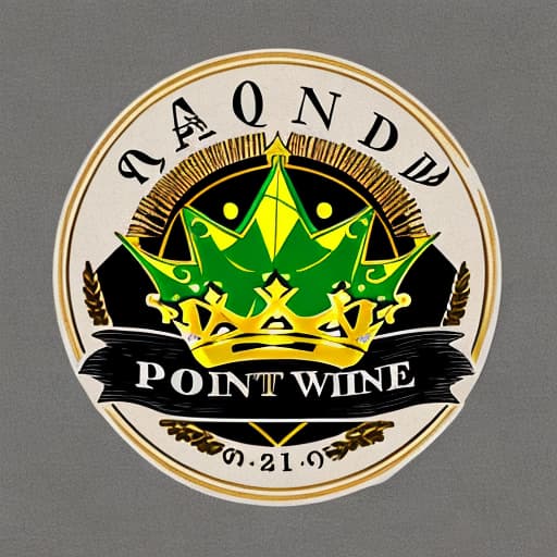  Name: Pot crown Wine LOGO,