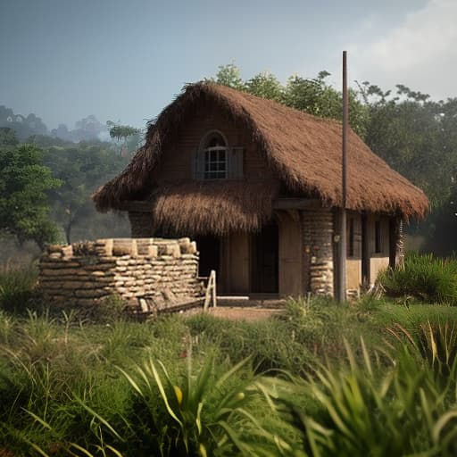 redshift style building showing Uganda hyperrealistic, full body, detailed clothing, highly detailed, cinematic lighting, stunningly beautiful, intricate, sharp focus, f/1. 8, 85mm, (centered image composition), (professionally color graded), ((bright soft diffused light)), volumetric fog, trending on instagram, trending on tumblr, HDR 4K, 8K