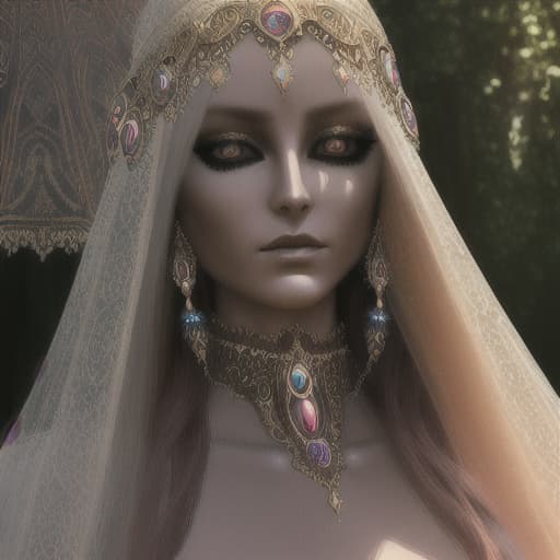  Ultra detailed digital art masterpiece, beautiful mystical woman hiding in the shadow, gypsy. detailed clothing, big realistic detailed light eyesshiny eyes, ultra scary detail, beautiful faceinbikini