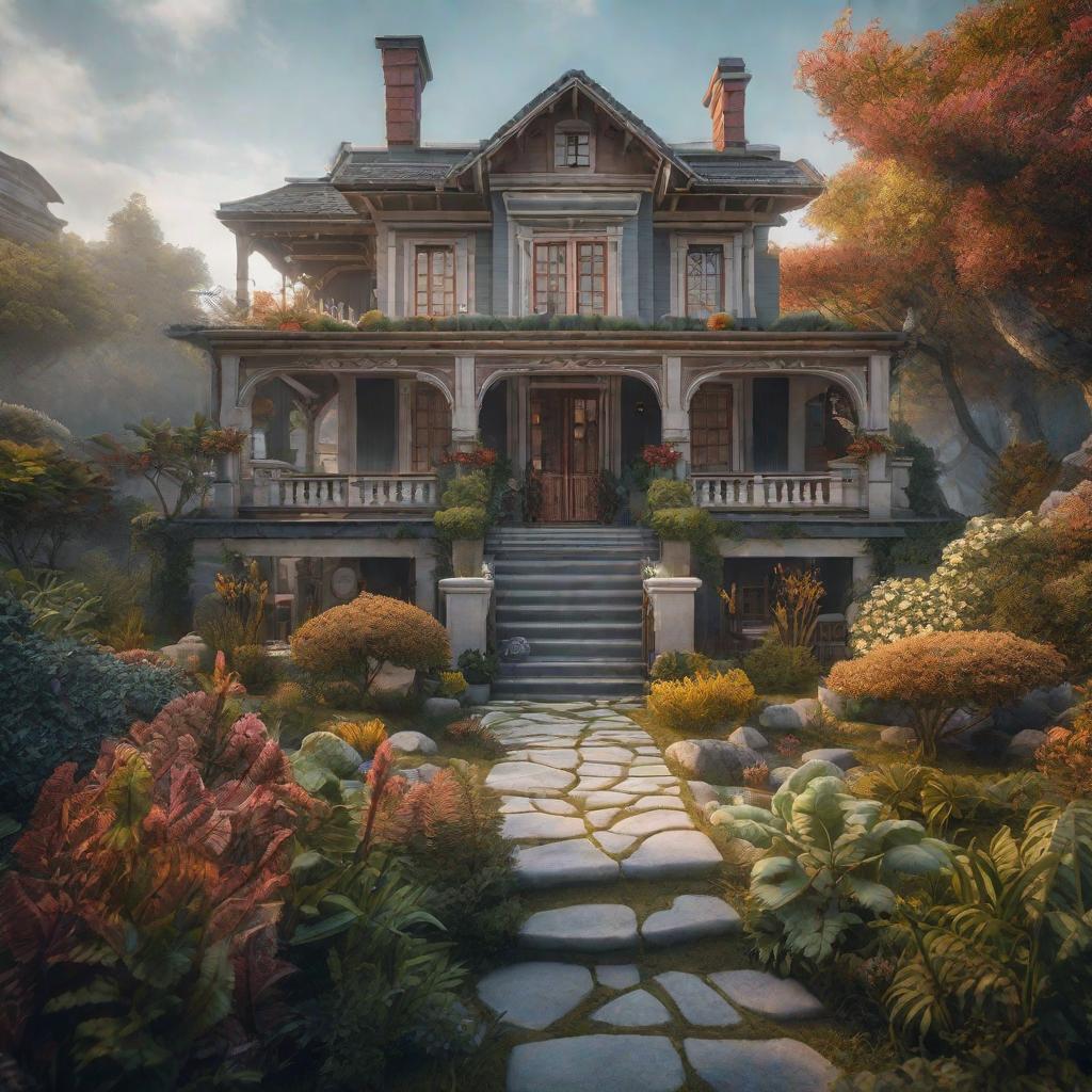  Mi casa hyperrealistic, full body, detailed clothing, highly detailed, cinematic lighting, stunningly beautiful, intricate, sharp focus, f/1. 8, 85mm, (centered image composition), (professionally color graded), ((bright soft diffused light)), volumetric fog, trending on instagram, trending on tumblr, HDR 4K, 8K