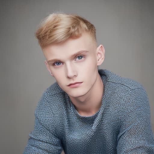 portrait+ style czech homosexual queer twink blonde very cute dude face