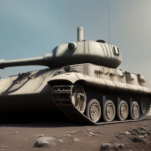redshift style A futuristic tank