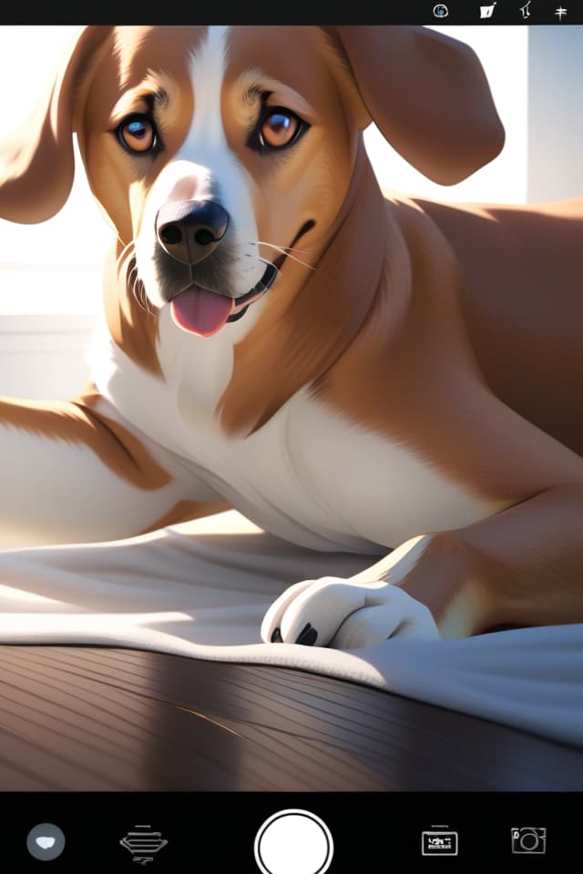  ((drooping dog ears、lop beagle's ears))、(holding 🎮、accurate hands)、gaming girl、anthropomorphic furry beagle girl、tongue out smiling、dutch angle、best quality:1.4、masterpiece:1.4、ultra detailed texture、RAW photorealistic:1.4、absurd resolution、8K illustration、💩、 hyperrealistic, full body, detailed clothing, highly detailed, cinematic lighting, stunningly beautiful, intricate, sharp focus, f/1. 8, 85mm, (centered image composition), (professionally color graded), ((bright soft diffused light)), volumetric fog, trending on instagram, trending on tumblr, HDR 4K, 8K