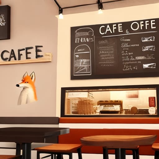  Vanilla fox at a café