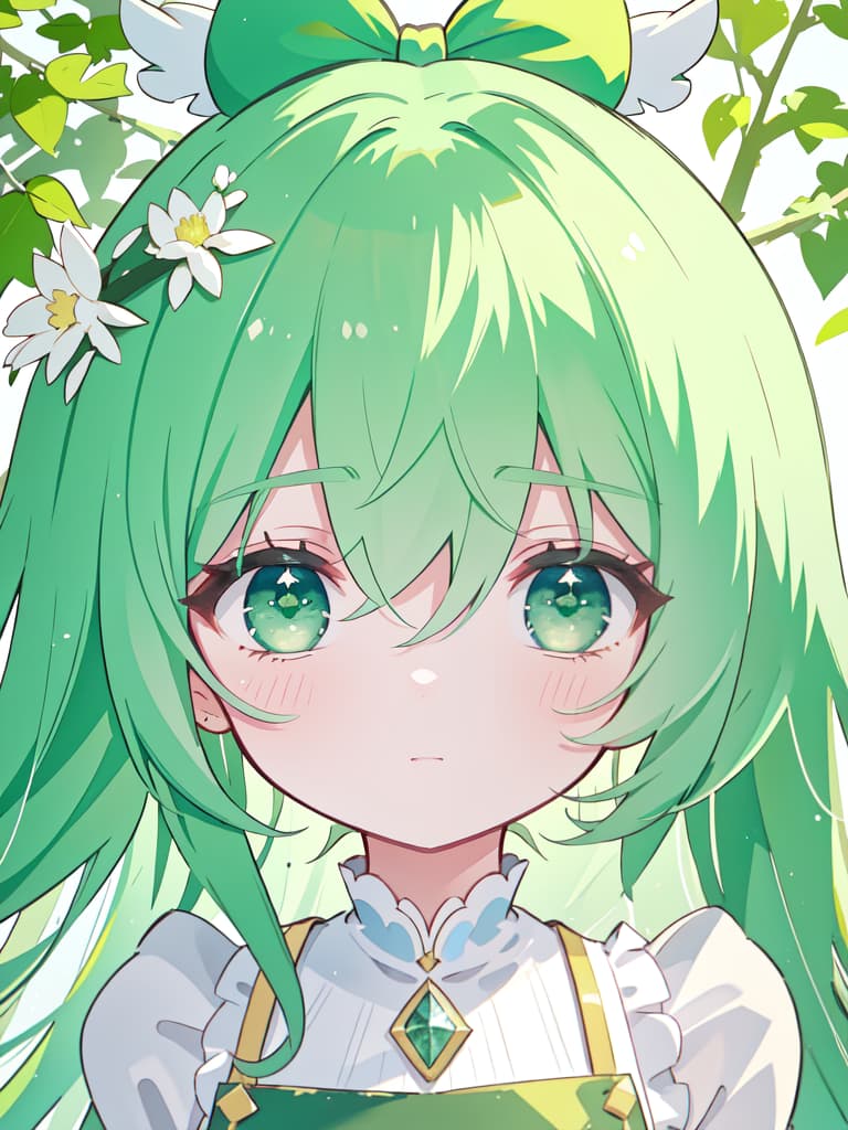  Green hair character crepe shop, masterpiece, best quality,8k,ultra detailed,high resolution,an extremely delicate and beautiful,hyper detail