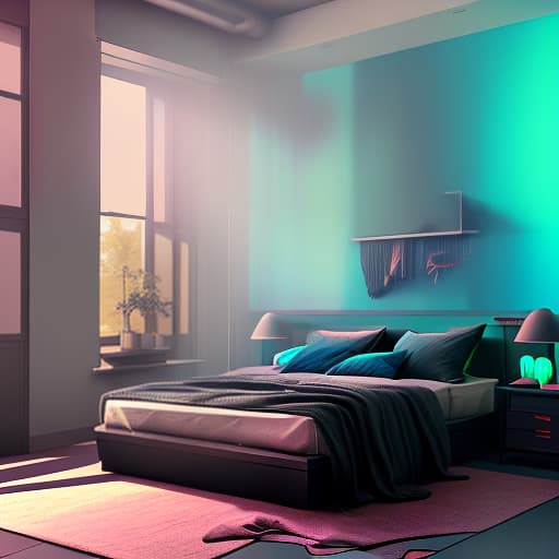 nvinkpunk An abstract interior painting for the bedroom., (Extremely Detailed Oil Painting:1.2), glow effects, godrays, Hand drawn, render, 8k, octane render, cinema 4d, blender, dark, atmospheric 4k ultra detailed, cinematic sensual, Sharp focus, humorous illustration, big depth of field, Masterpiece, colors, 3d octane render, 4k, concept art, trending on artstation, hyperrealistic, Vivid colors, extremely detailed CG unity 8k wallpaper, trending on ArtStation, trending on CGSociety, Intricate, High Detail, dramatic hyperrealistic, full body, detailed clothing, highly detailed, cinematic lighting, stunningly beautiful, intricate, sharp focus, f/1. 8, 85mm, (centered image composition), (professionally color graded), ((bright soft diffused light)), volumetric fog, trending on instagram, trending on tumblr, HDR 4K, 8K