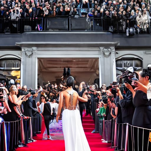  (black model walking red carpet), <lora:3DMM_V12:1>, 3D, highly detailed, 4k, high quality hyperrealistic, full body, detailed clothing, highly detailed, cinematic lighting, stunningly beautiful, intricate, sharp focus, f/1. 8, 85mm, (centered image composition), (professionally color graded), ((bright soft diffused light)), volumetric fog, trending on instagram, trending on tumblr, HDR 4K, 8K